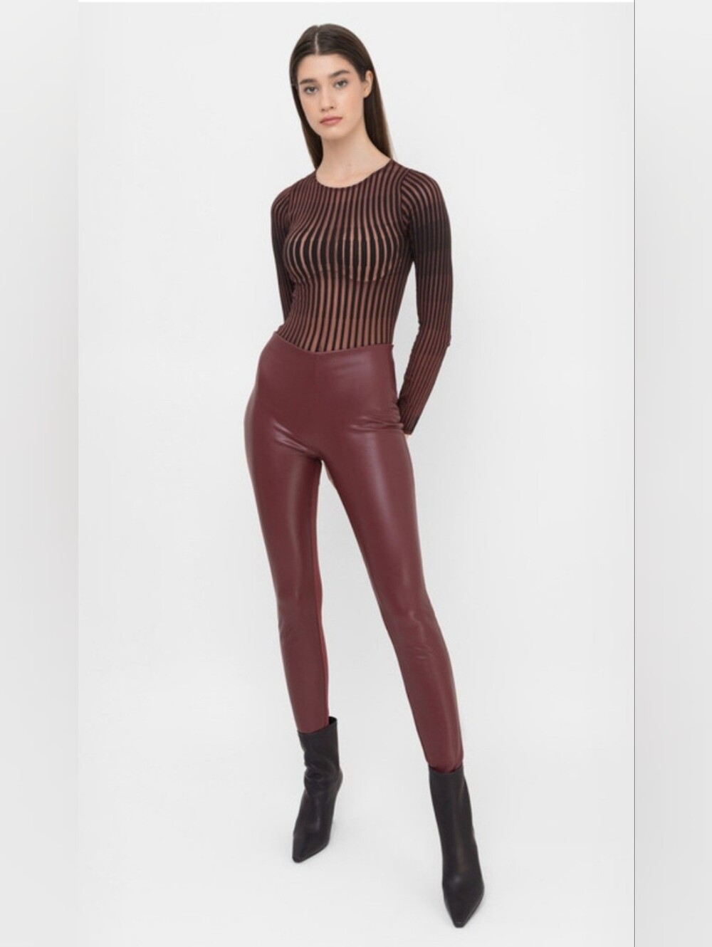 Wolford
Burgundy leggings "Jo"